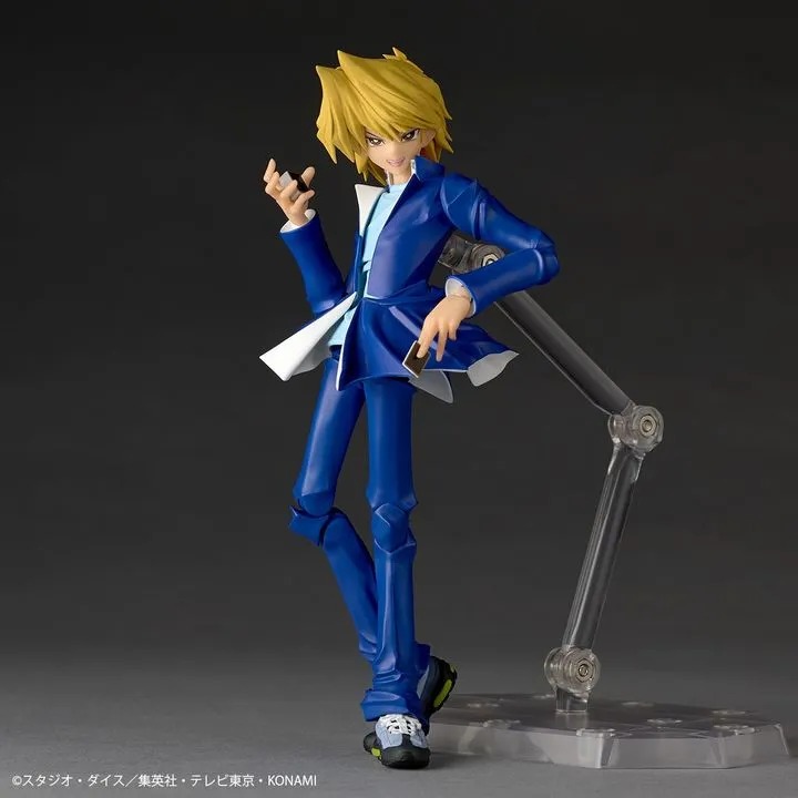 [With Bonus Face Part] Revoltech Action Figure Junouchi Katsuya / Joey Wheeler - Yu-Gi-Oh! Duel Monsters By Kaiyodo
