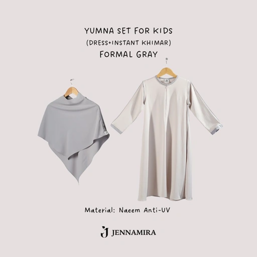 Image of Yumna Kids Set Khimar Instant Anak