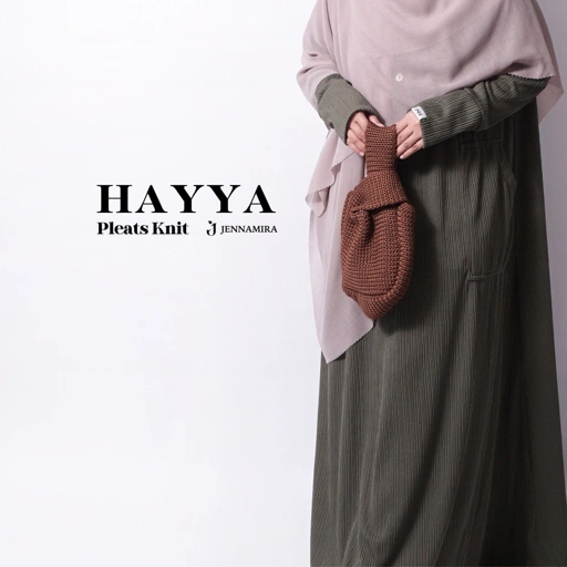 Image of Hayya Pleats Knit Dress