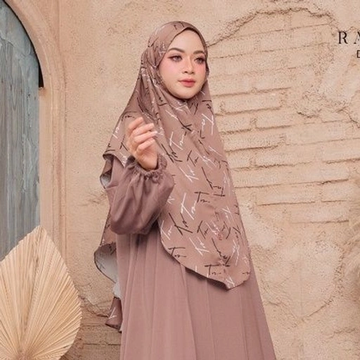 TRZ - Bergo Raina Series - Bergo Printing Armany Silk