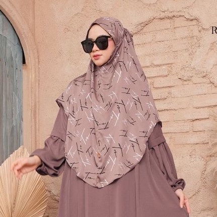 TRZ - Bergo Raina Series - Bergo Printing Armany Silk