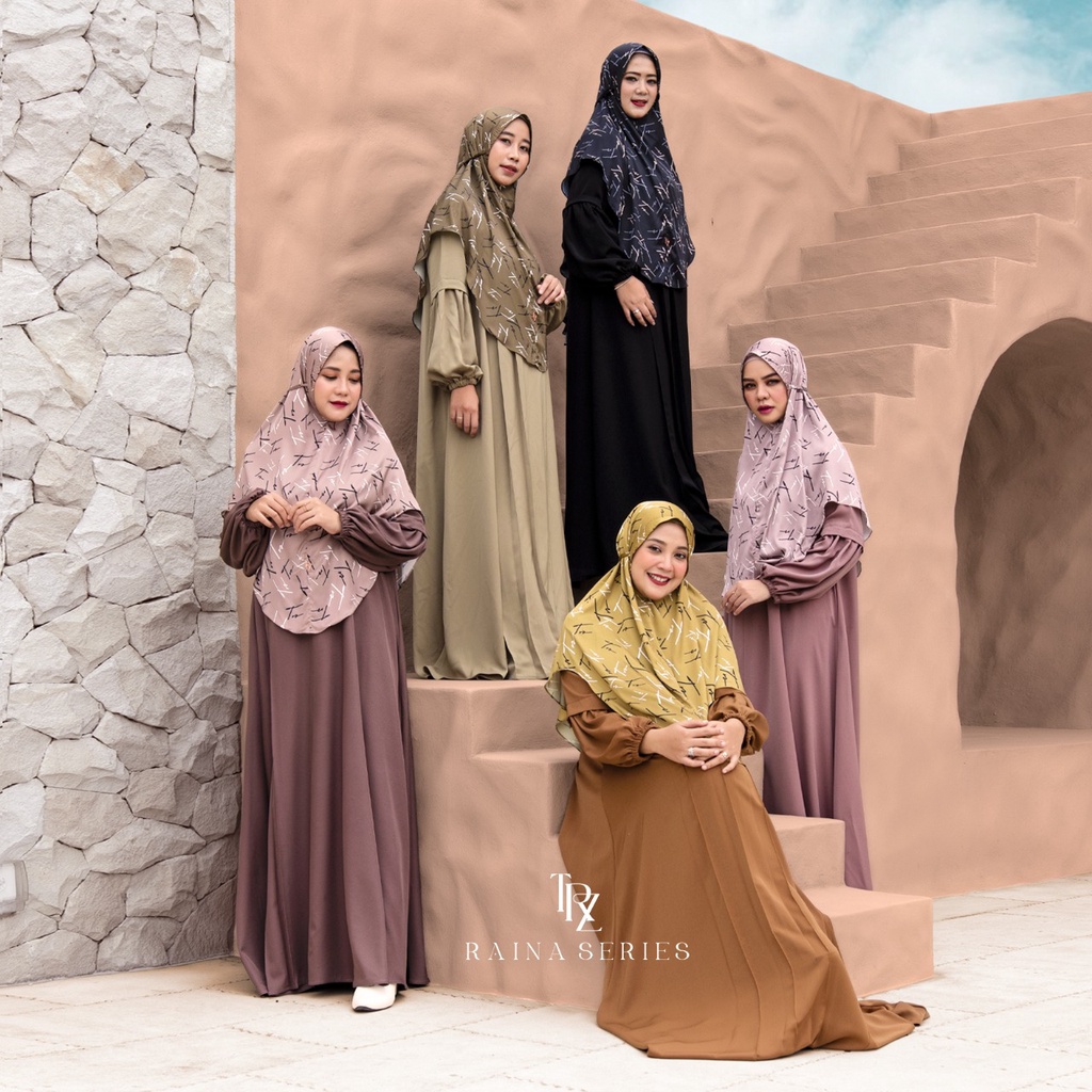 TRZ - Bergo Raina Series - Bergo Printing Armany Silk