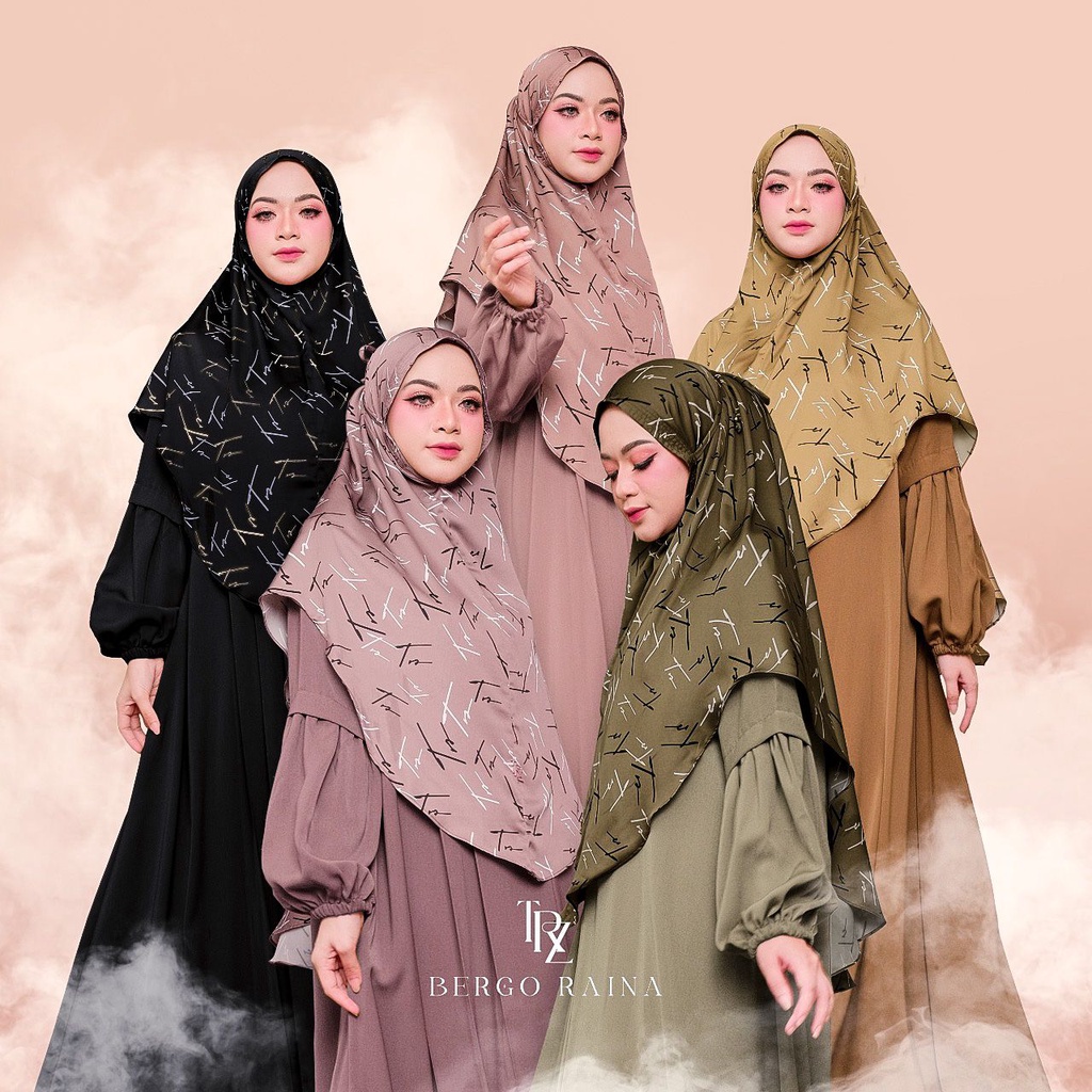 TRZ - Bergo Raina Series - Bergo Printing Armany Silk