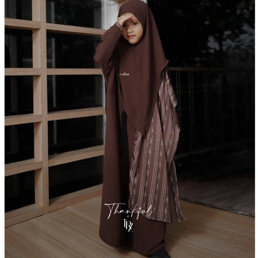 Image of TRZ - Dress Anak Thankful - Eid Series - Sarimbit 2025