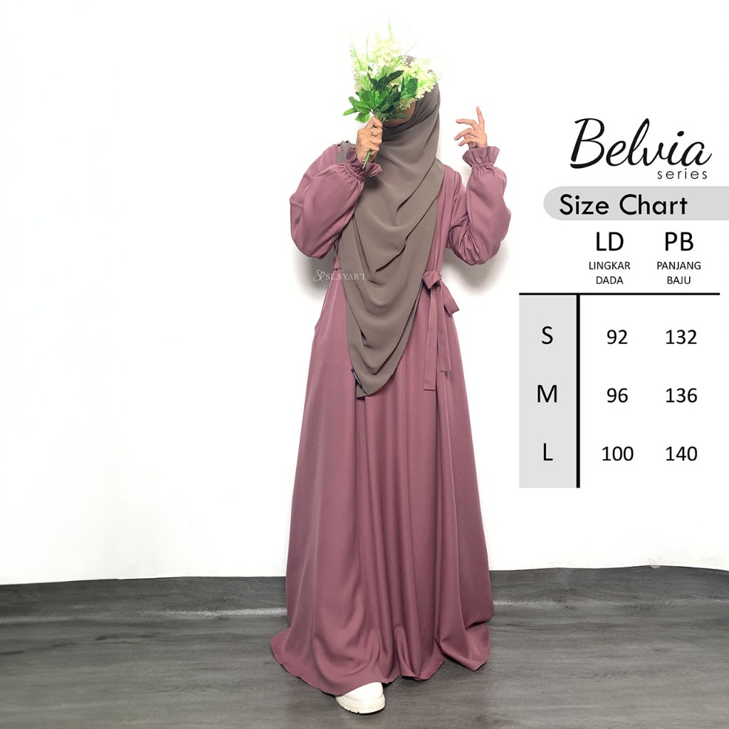 SL SYAR'I - Belvia Dress (Gamis Only)