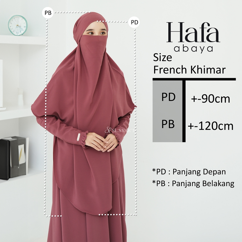 SL SYAR'I - Hafa Abaya (KHIMAR ONLY)
