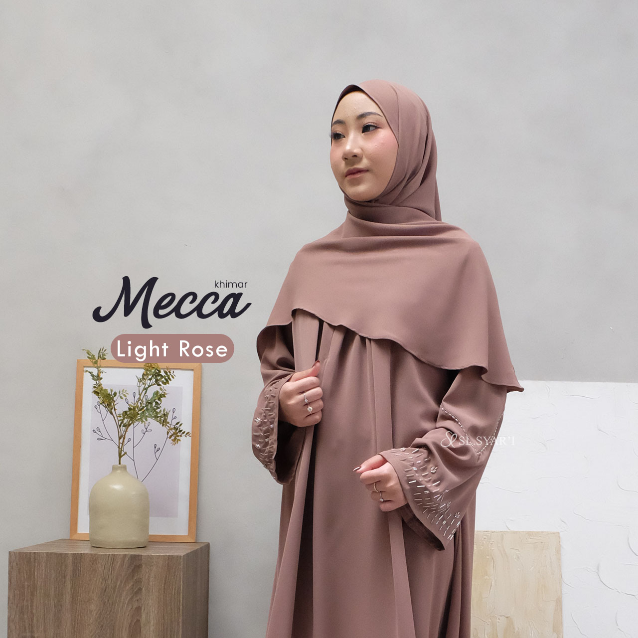 SL SYAR'I - Mecca Pashmina (KHIMAR ONLY)
