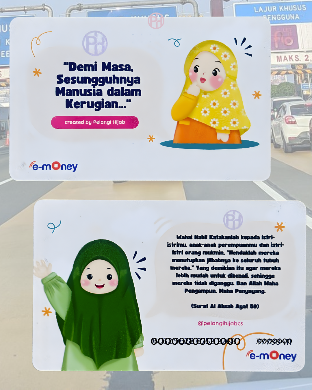 E-Money Special Edition Pelangi Hijab