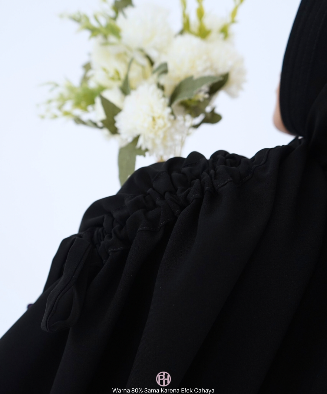 Bergo Zahra Wolfis Jetblack