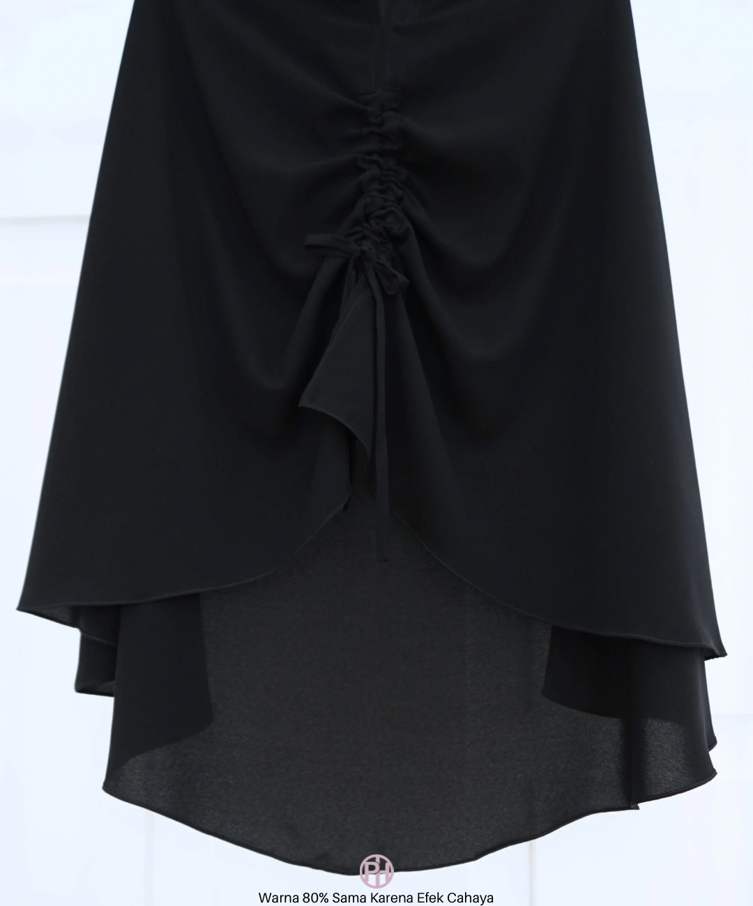 Bergo Zahra Wolfis Jetblack