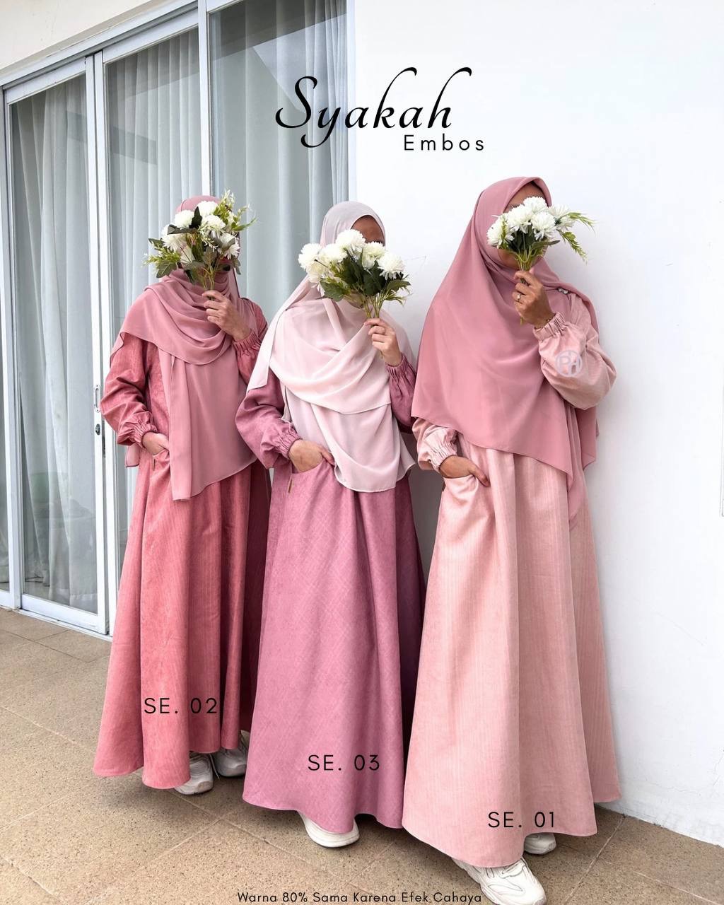 Syakah Premium Dress Embos