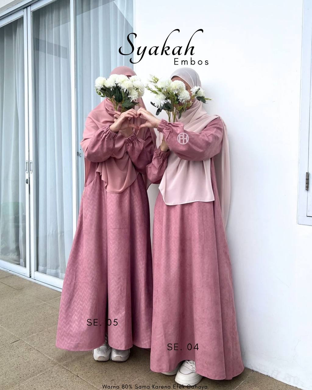 Syakah Premium Dress Embos