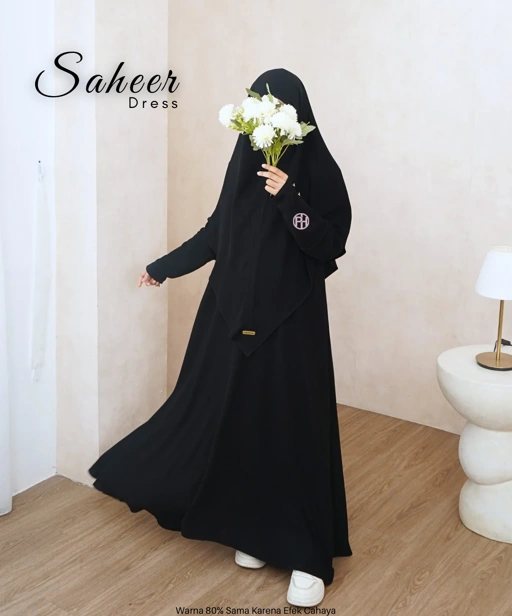 Image of Saheer Dress (Jetblack) 