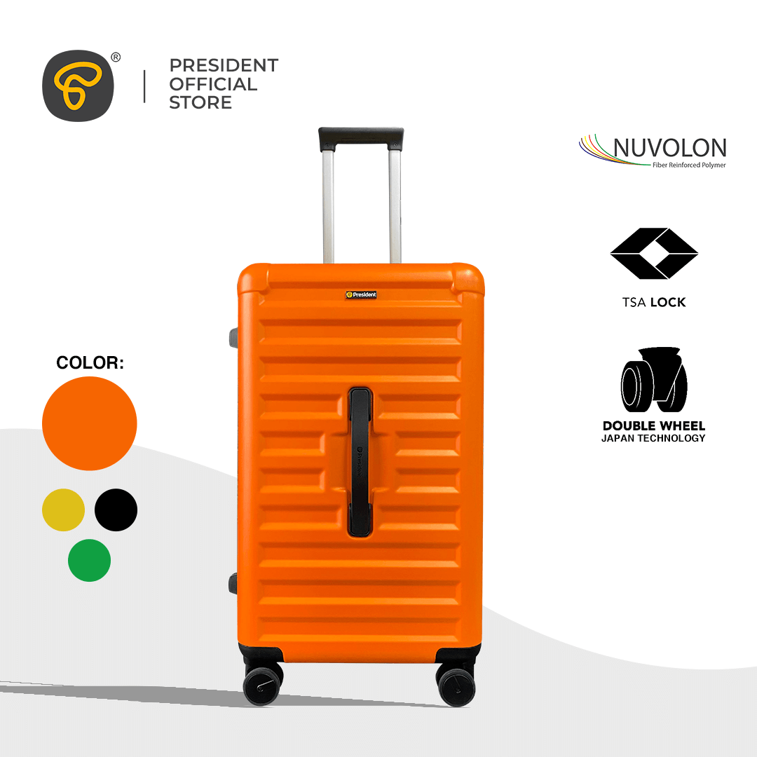 Tas Koper President Luggage Trunk Koper Warna Cerah - PAE 183 - 20inch (Cabin)
