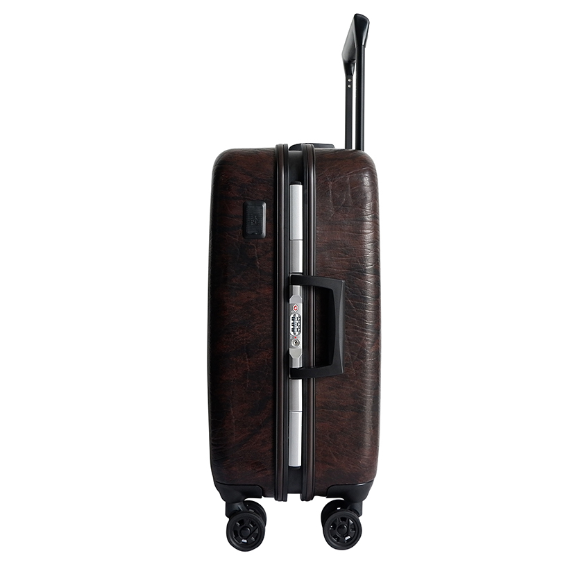 Tas Koper President Luggage Trolley Case Lether Emboss 5304 - 20 inch Limited