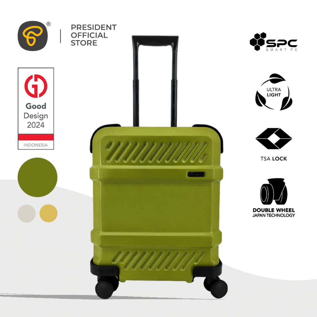 Tas Koper President Hakata Zipper Case - 20 inch (Cabin)