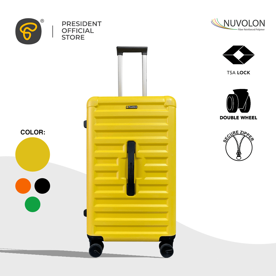Tas Koper President Luggage Trunk Koper Warna Cerah - PAE 183 - 28inch (Large)