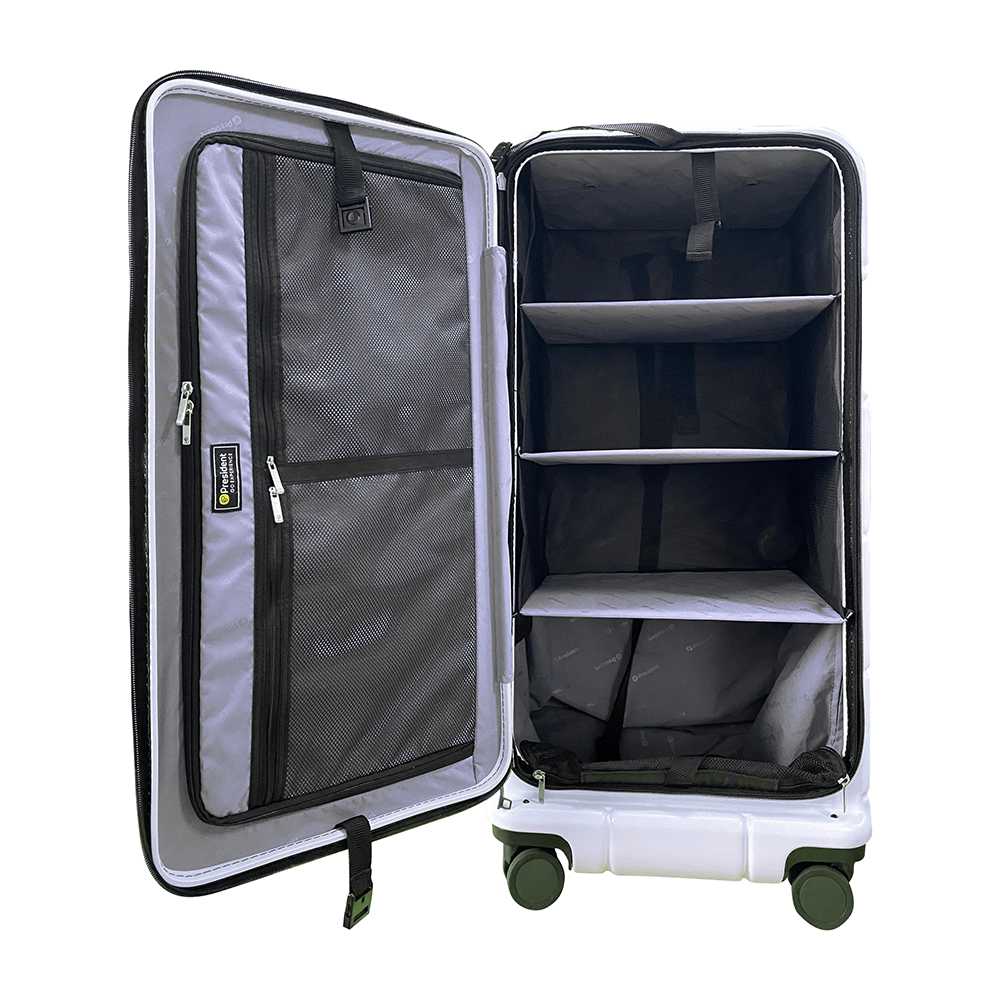Tas Koper President Luggage Trolley Case - KUBIKO TRUNK XL TIARA - Large