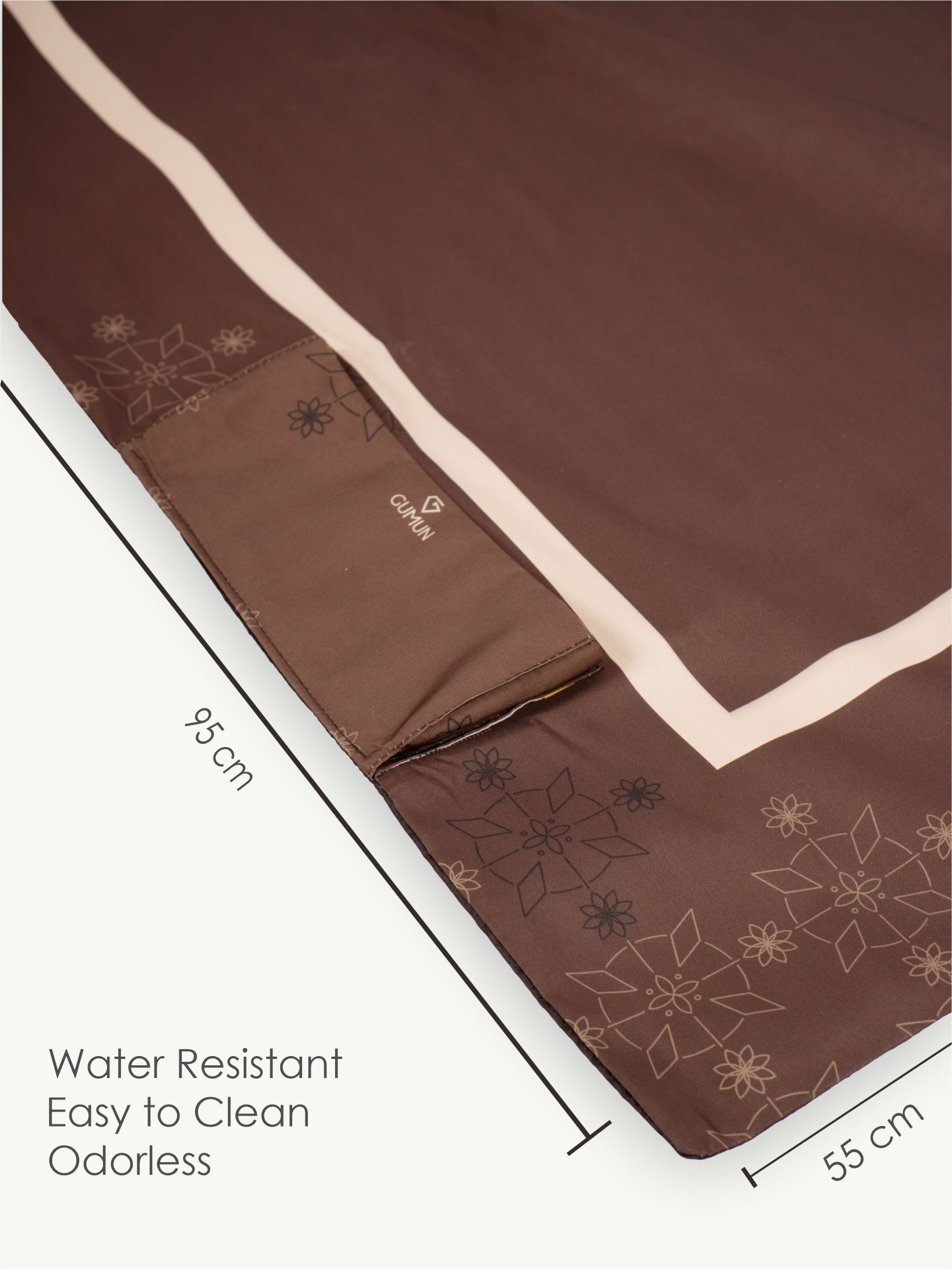 Gumun Sajadah Travel Reg Size - Brown Desert