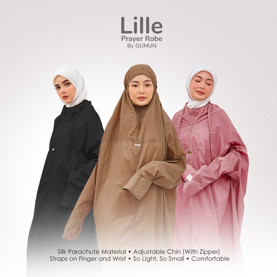 LILLE Prayer Robe — Mukena Travel Portable, Adem & Ringkas