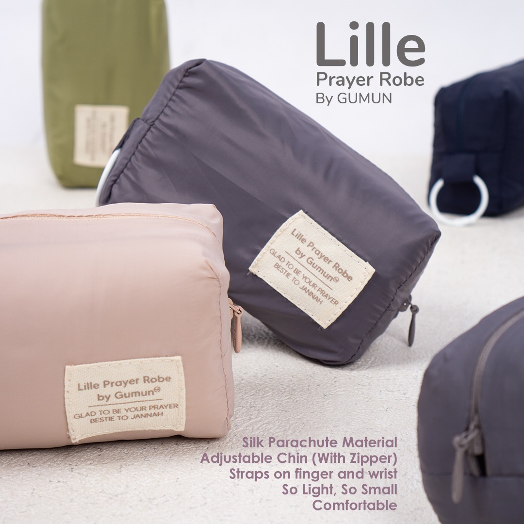 LILLE Prayer Robe — Mukena Travel Portable, Adem & Ringkas
