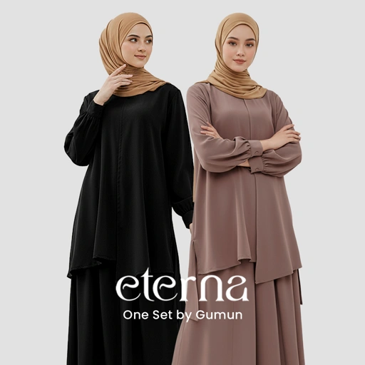 Image of Eterna Dress - One Set Tunik & Kulot Premium Anti UV Dress