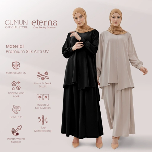 Image of Eterna Dress - One Set Tunik & Kulot Premium Anti UV Dress
