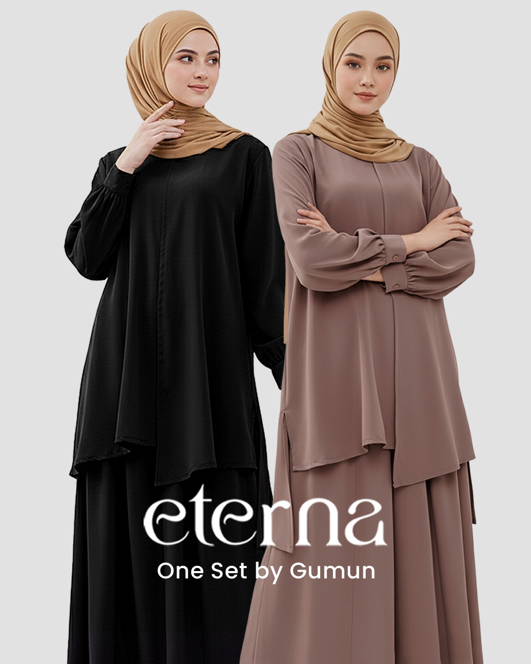 Eterna Dress - One Set Tunik & Kulot Premium Anti UV Dress
