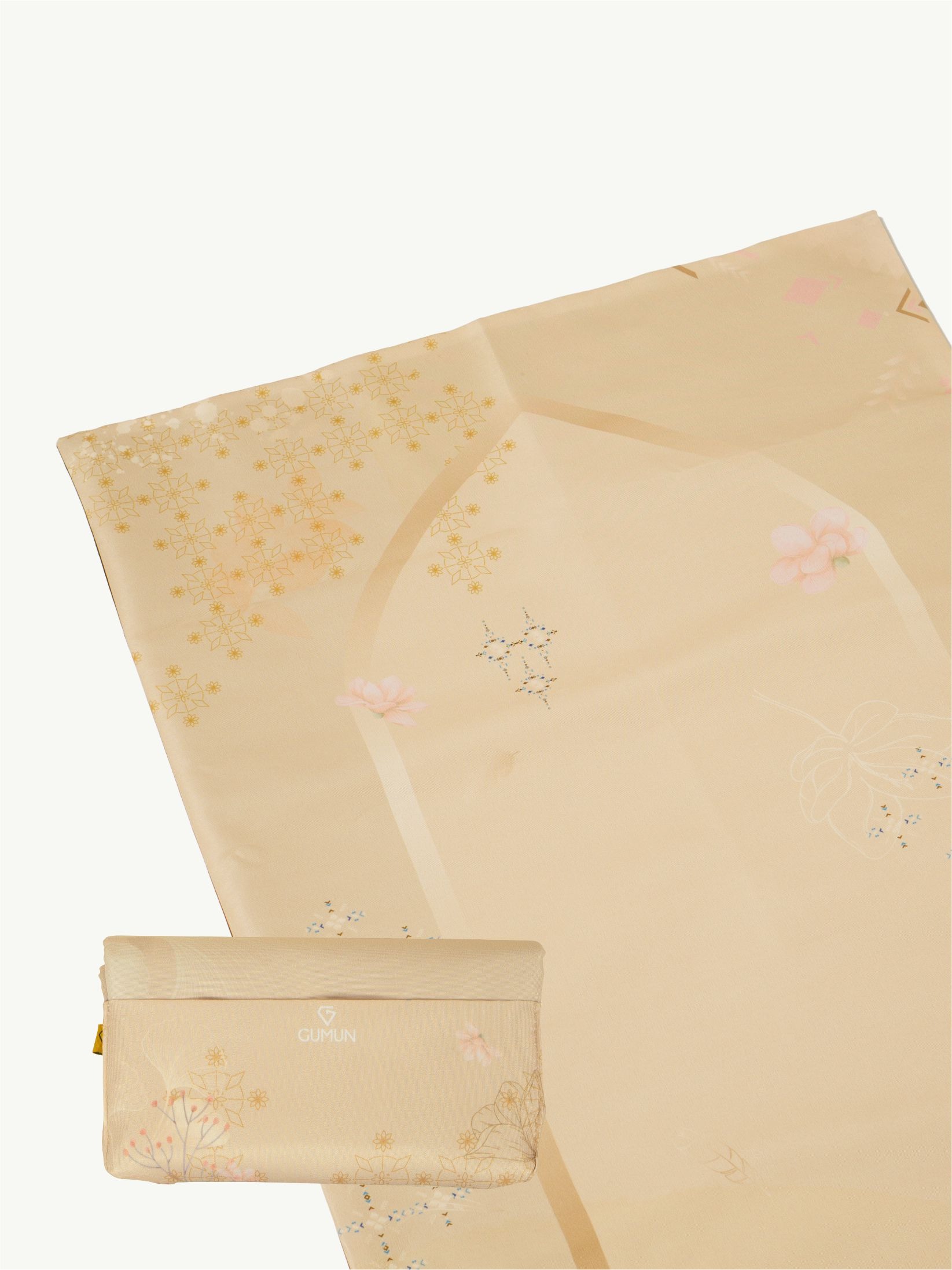 Gumun Sajadah Travel Reg Size - Golden Bloom