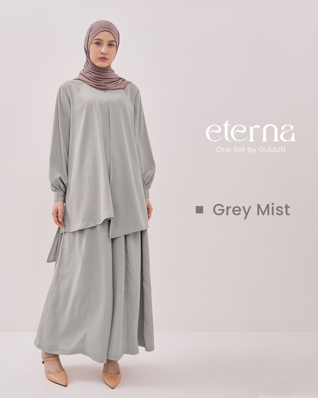 Eterna Dress - One Set Tunik & Kulot Premium Anti UV Dress