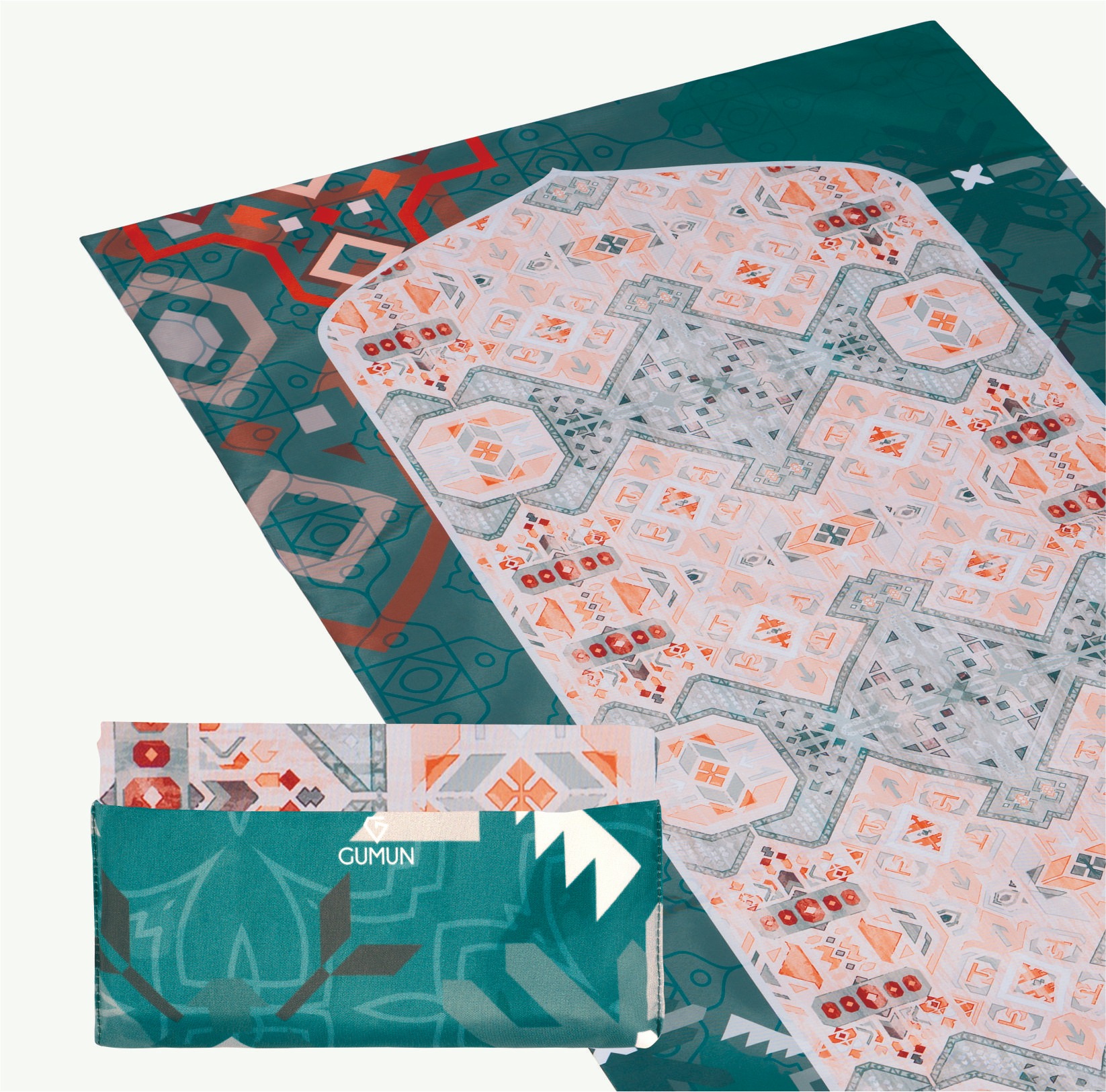Gumun Sajadah Travel Reg Size - Moroccan Green