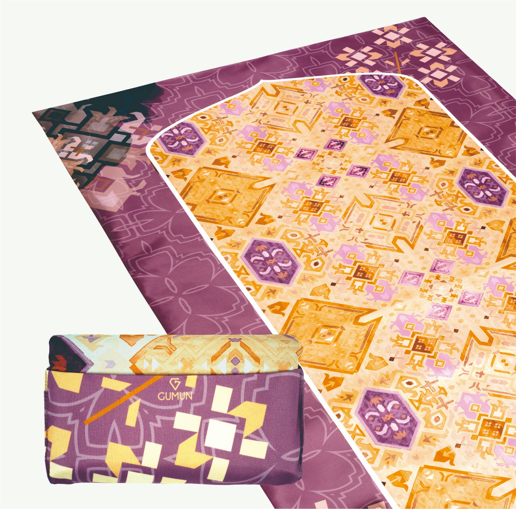 Sajadah Travel GUMUN Big Size Moroccan Violet
