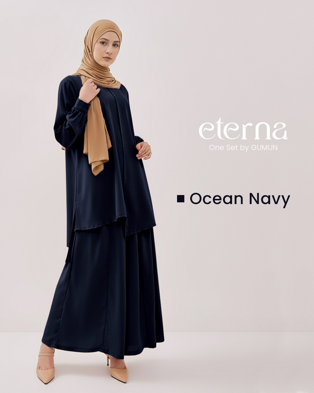 Eterna Dress - One Set Tunik & Kulot Premium Anti UV Dress