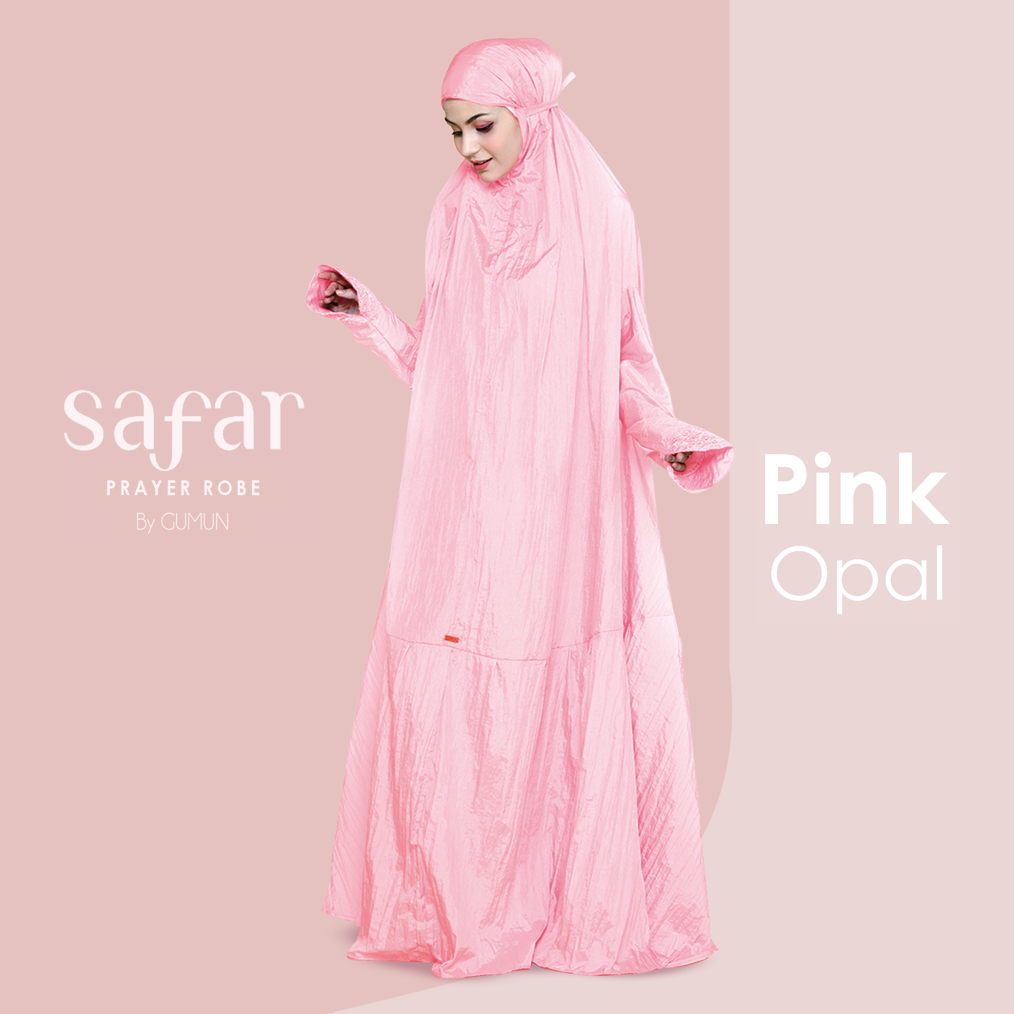 Prayer Robe Safar by Gumun - Pink Opal