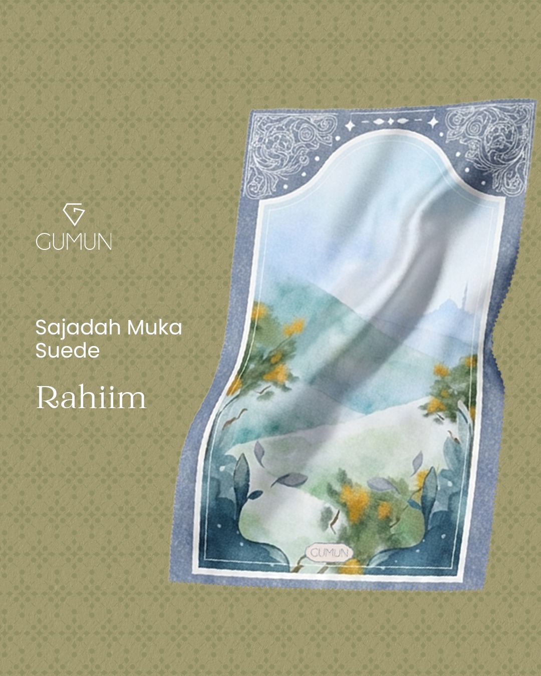Sajadah Travel Suede - Rayyan Qalbu Series