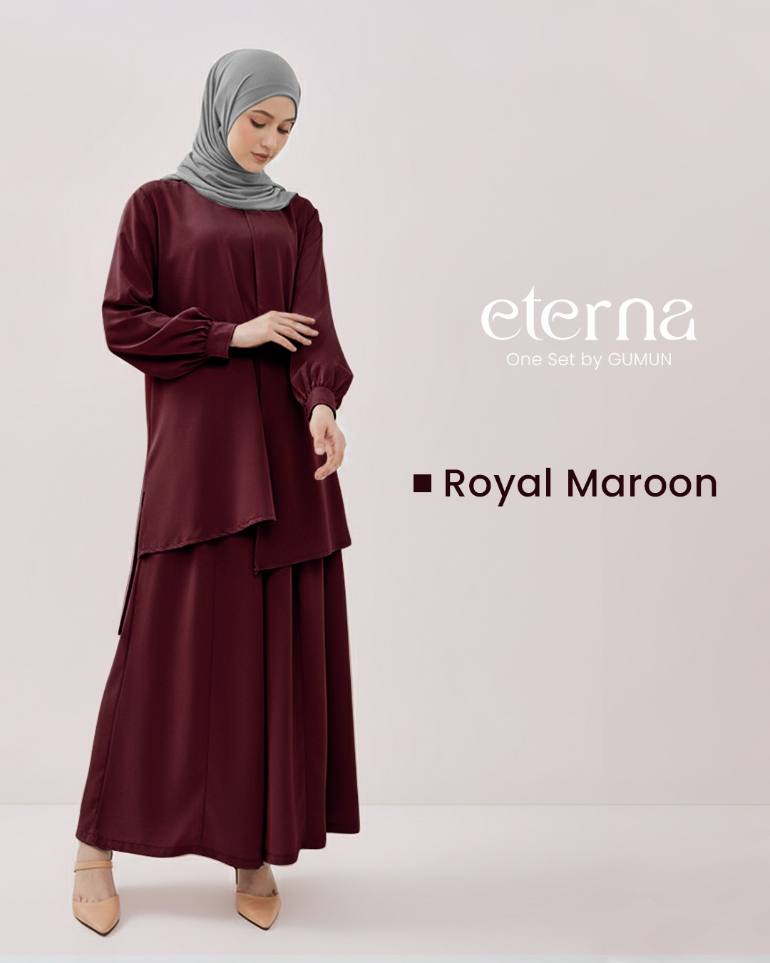 Eterna Dress - One Set Tunik & Kulot Premium Anti UV Dress