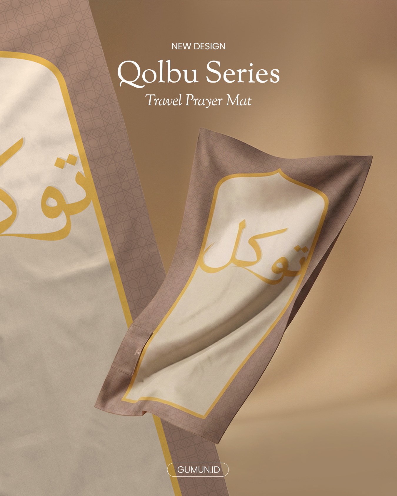 Sajadah Travel Gumun Big Size QALBU Series