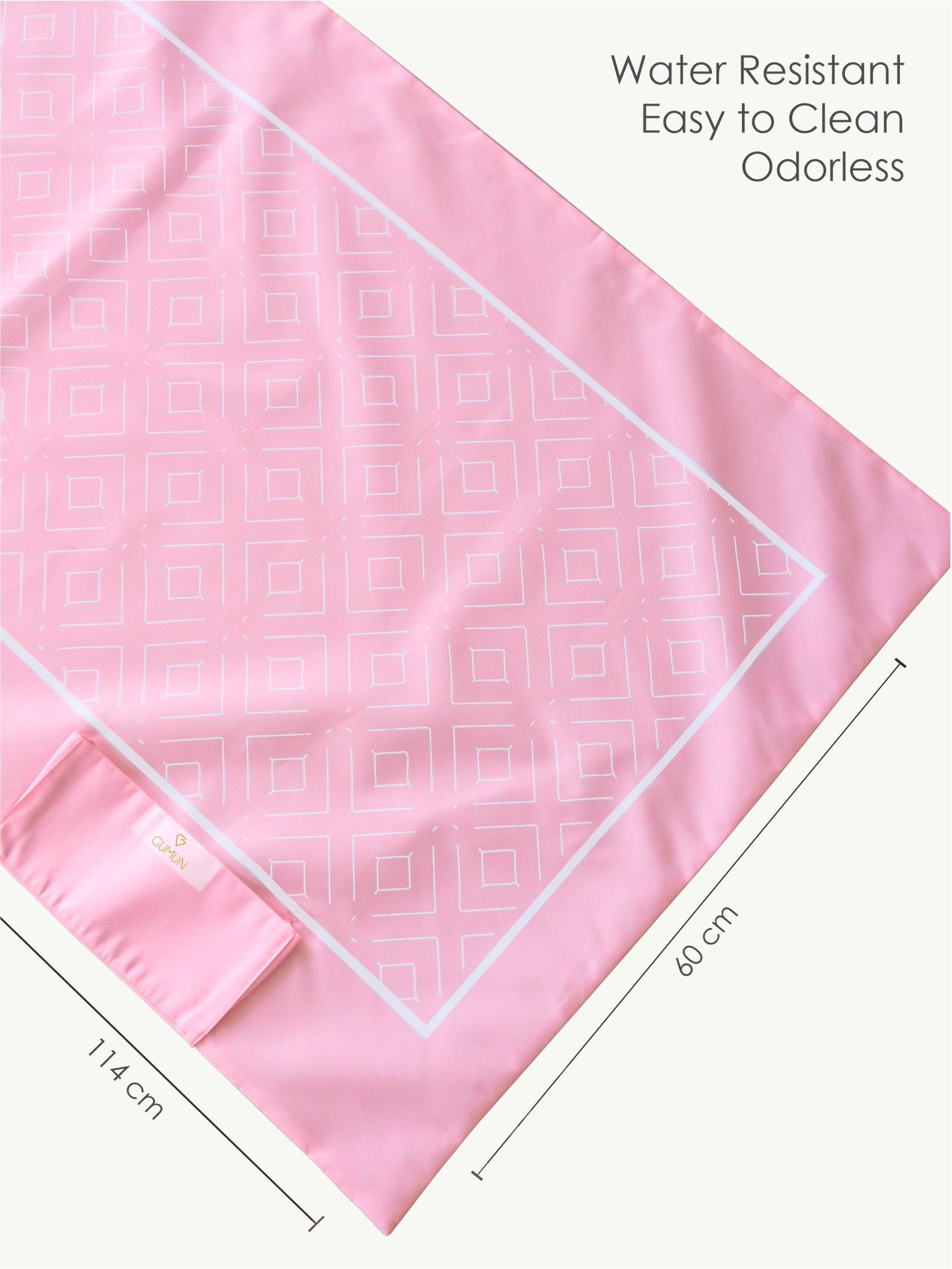 Sajadah Travel GUMUN Big Size PINK PATTERN
