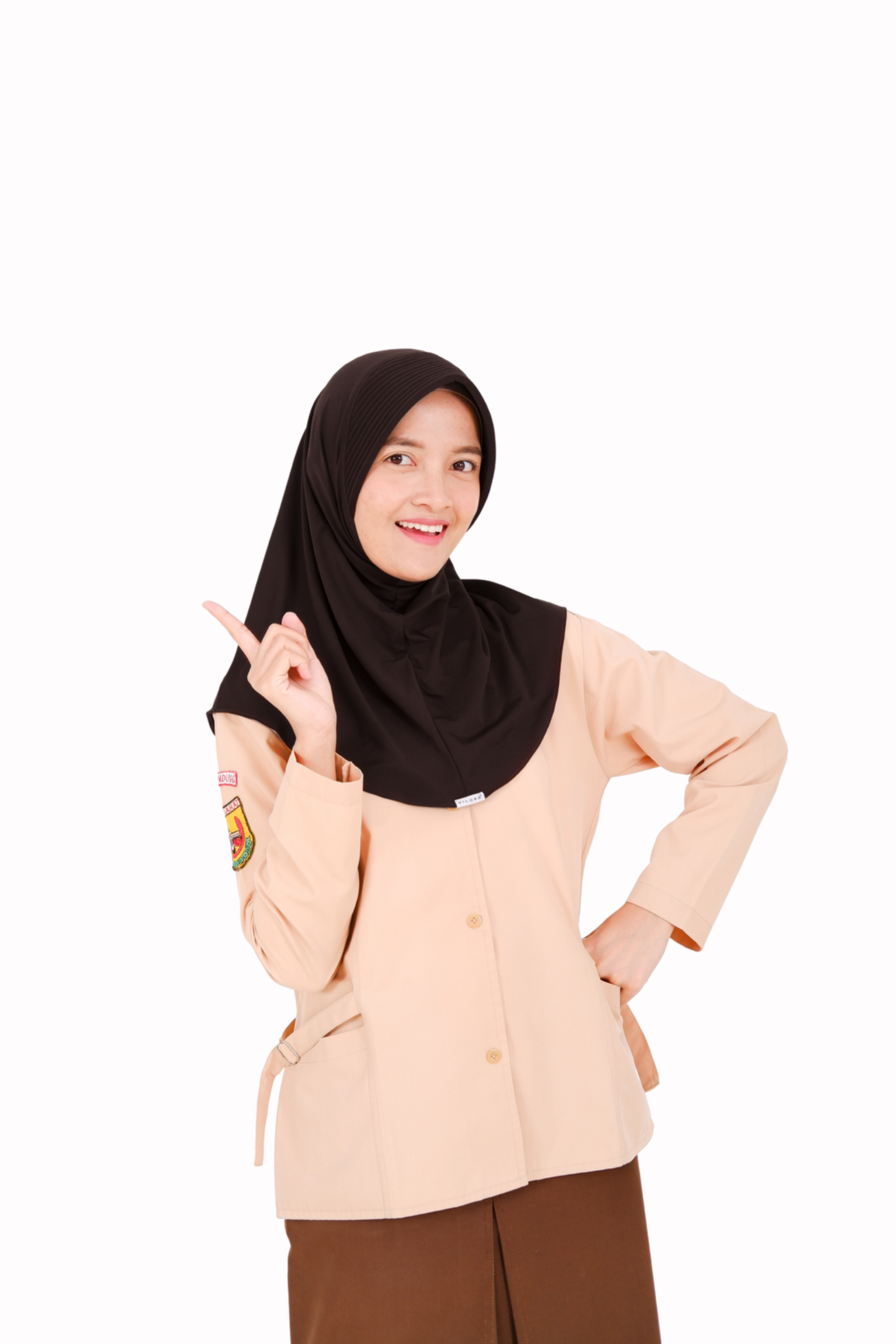 Vilora - Varra Kerudung Sekolah Bergo Jersey (Hijab Instan Sekolah)