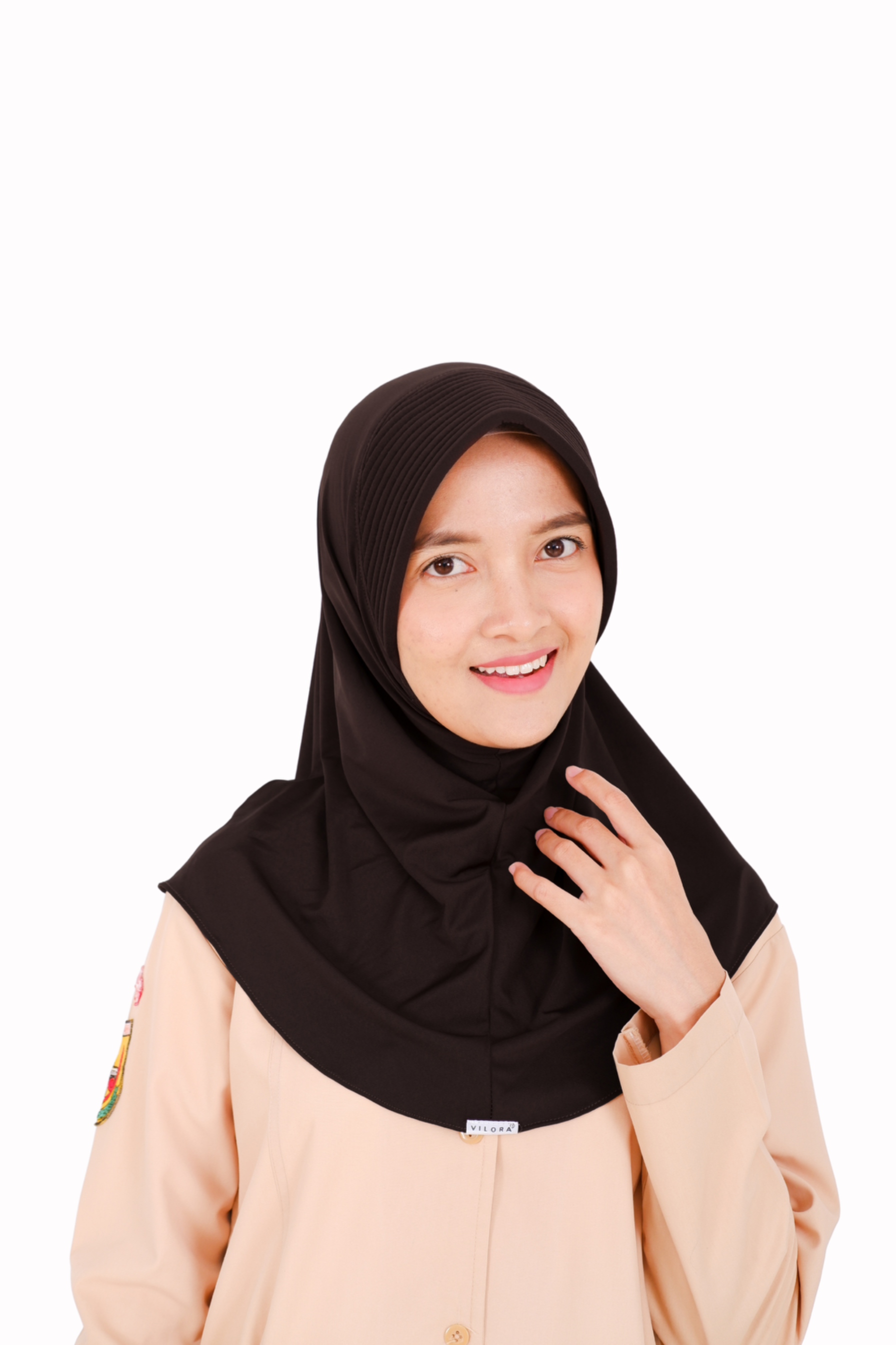 Vilora - Varra Kerudung Sekolah Bergo Jersey (Hijab Instan Sekolah)