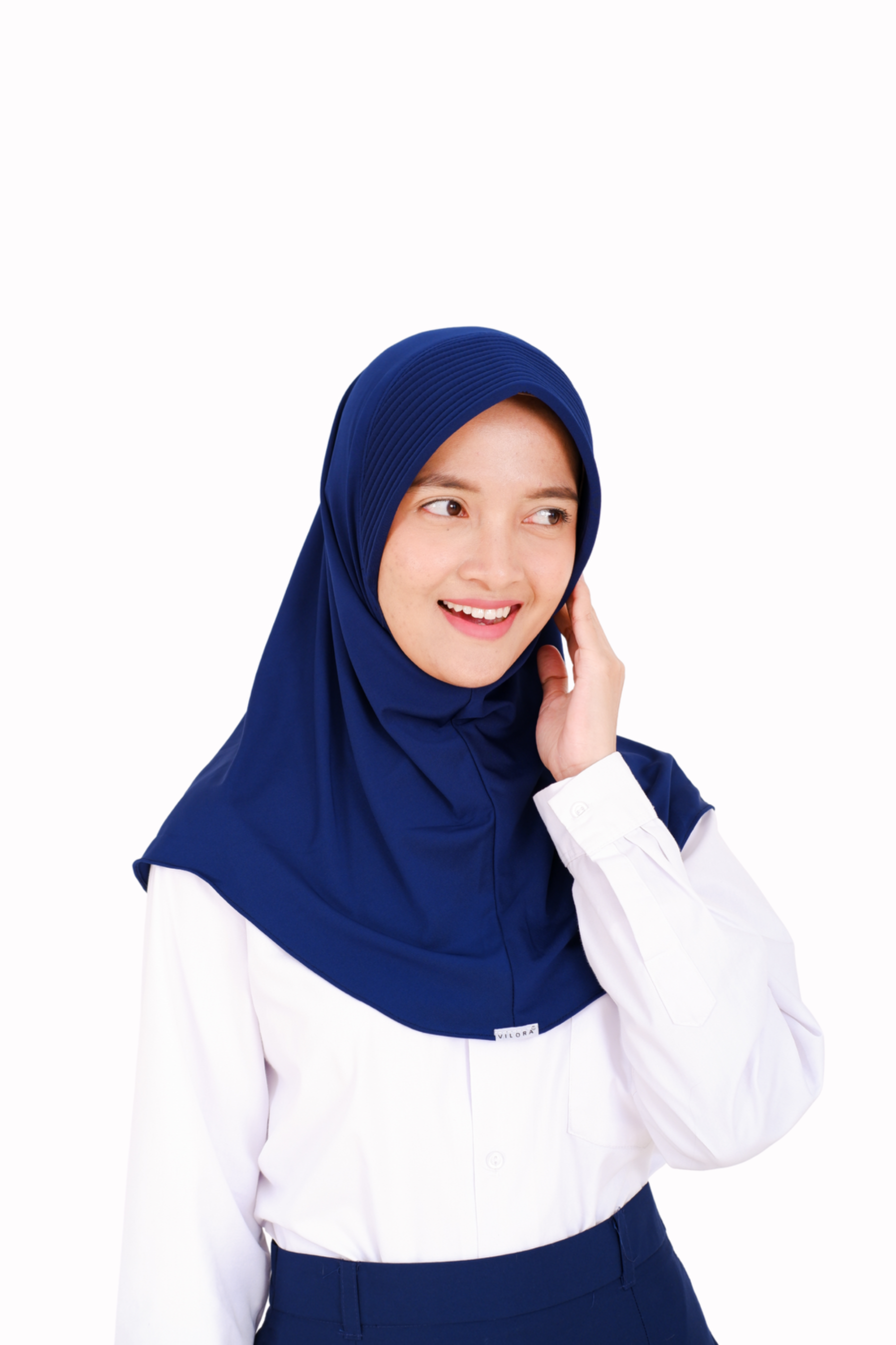 Vilora - Varra Kerudung Sekolah Bergo Jersey (Hijab Instan Sekolah)