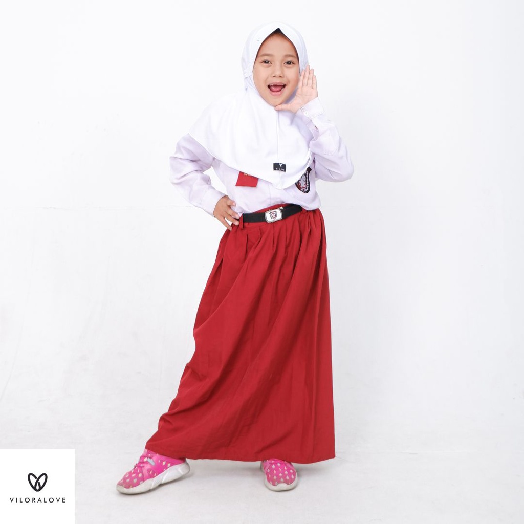 Vilora - Jilbab Sekolah Anak Instan Original Size M