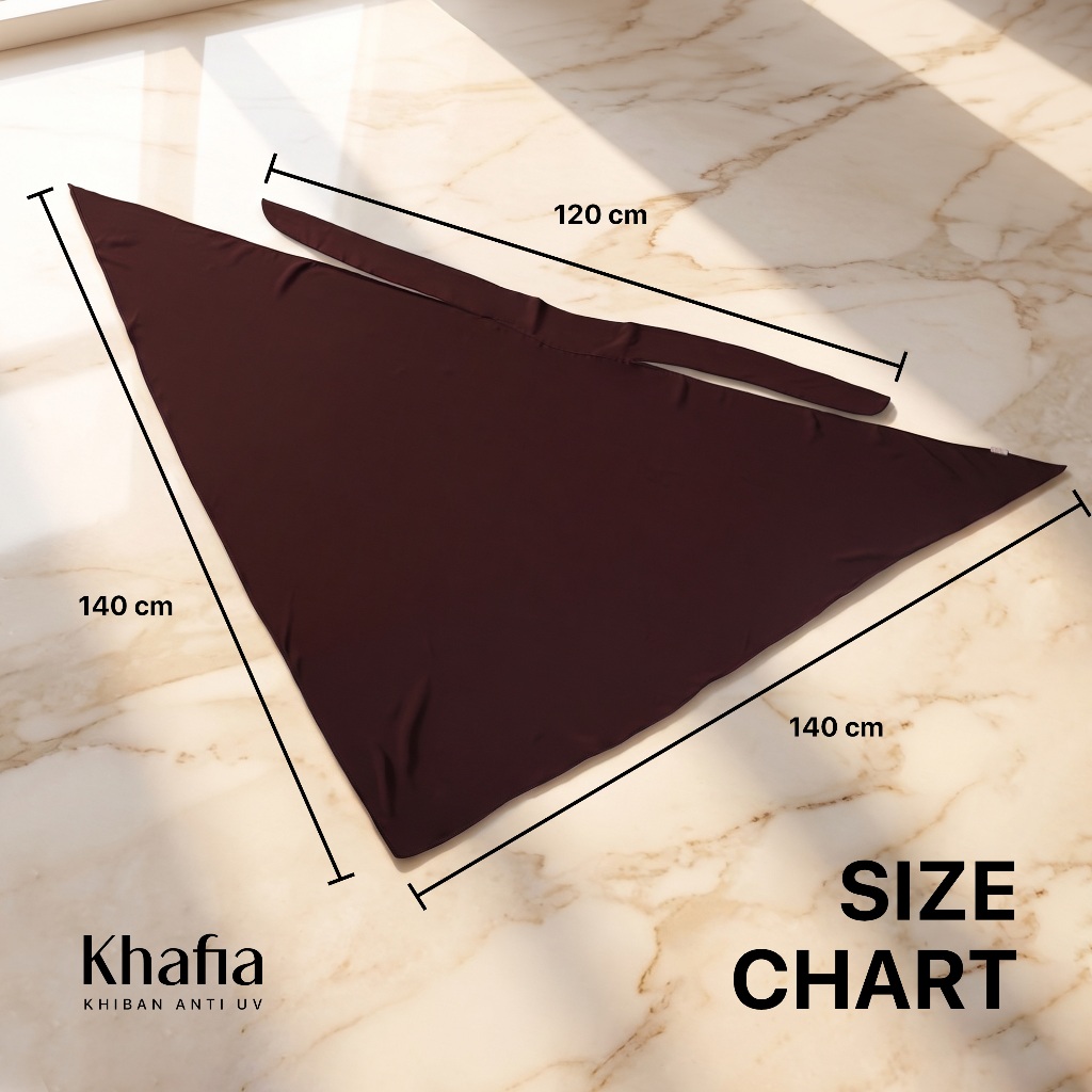 JILBRAVE Khafia Khiban Maheen Anti UV Hijab French Square Semi Instan Inner Bandana Adem Syar'i