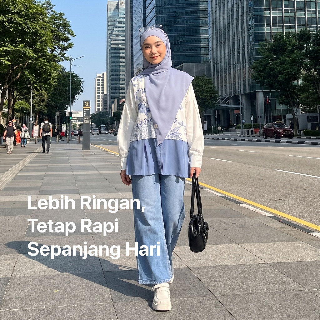 JILBRAVE Khafia Khiban Maheen Anti UV Hijab French Square Semi Instan Inner Bandana Adem Syar'i