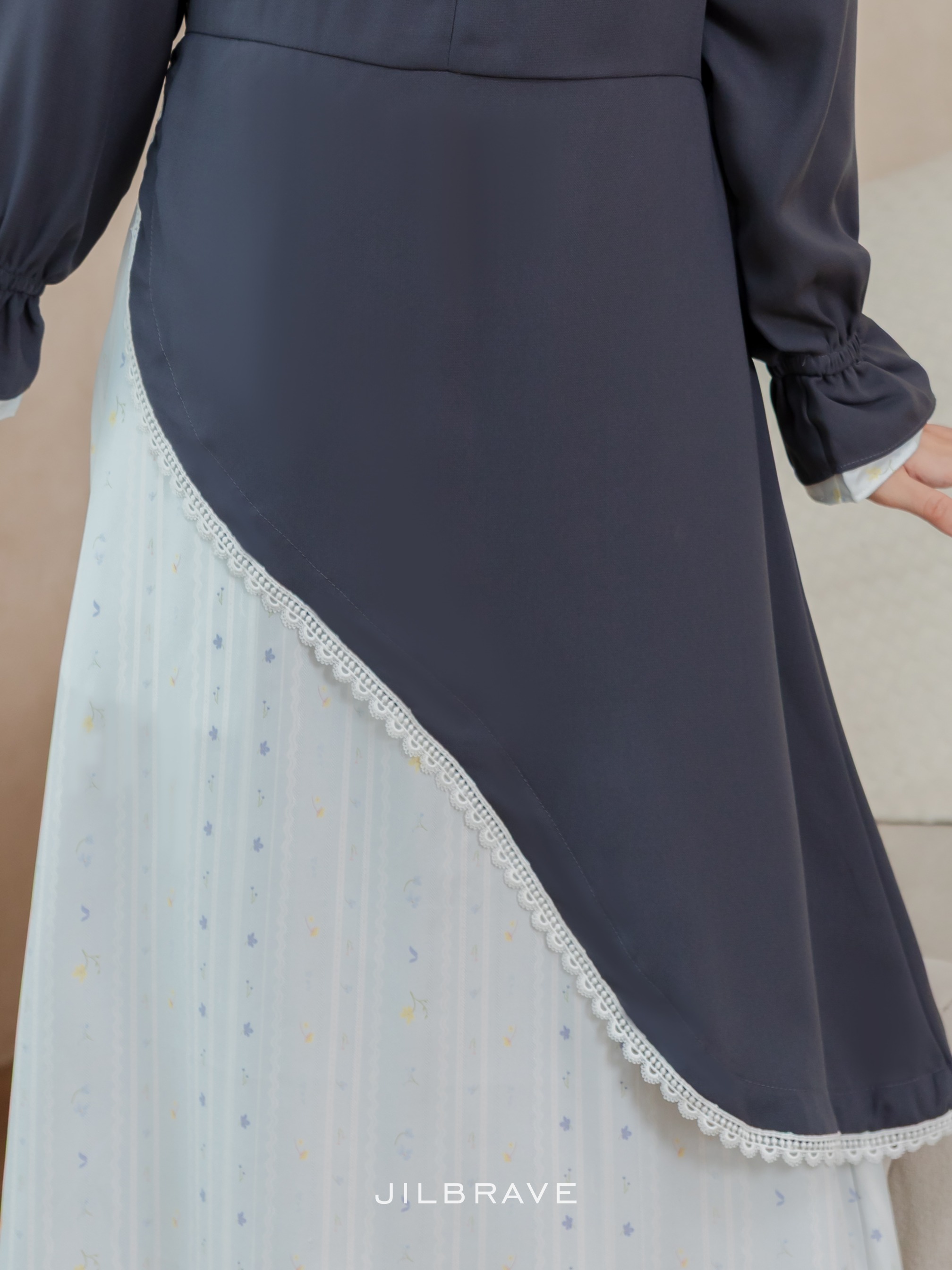 Nayara Dress Gamis Exclusive Pattern Feminine Chic