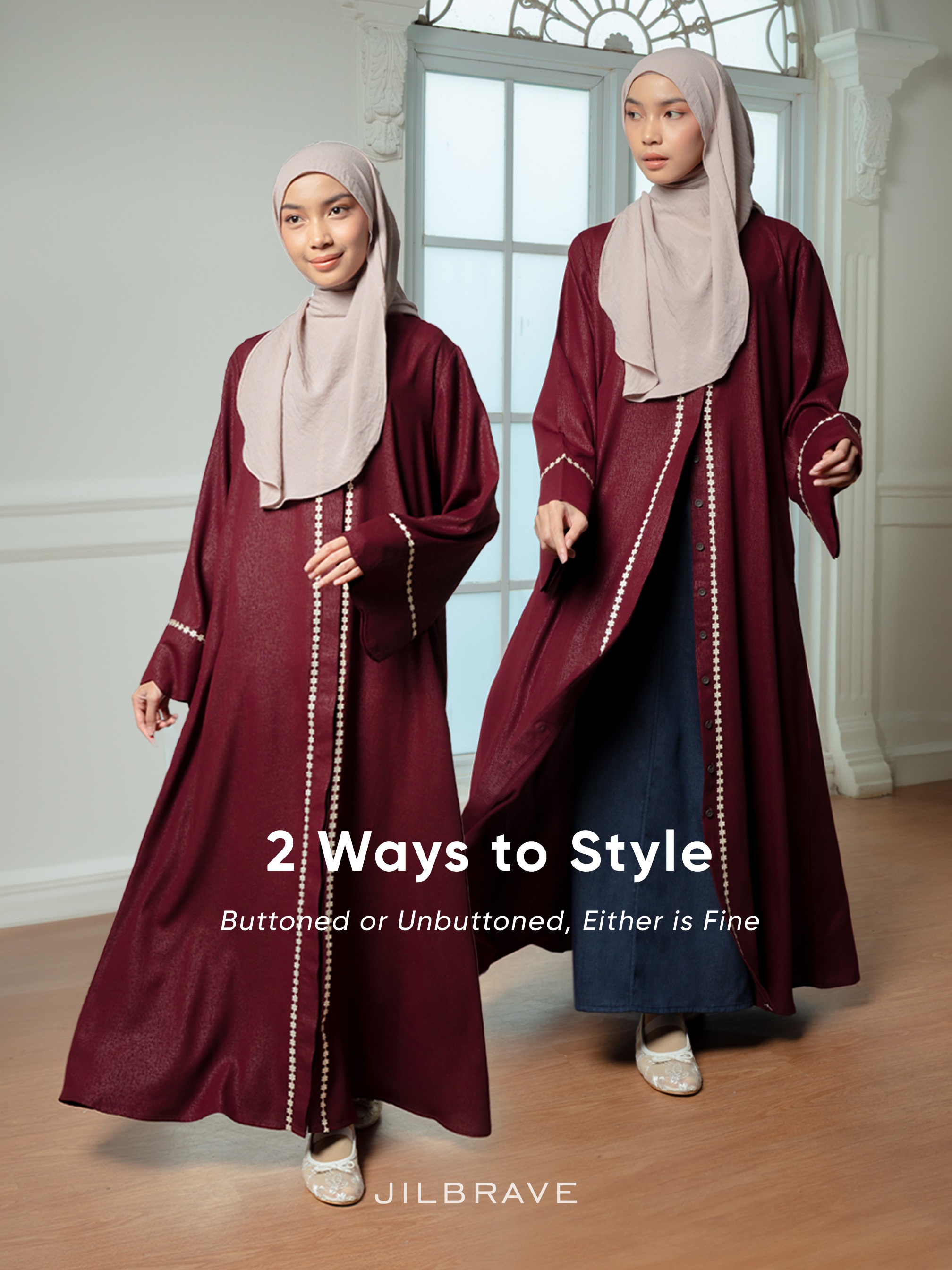 Isma Abaya Gamis Wanita Loose Dress Full Button Outer Friendly