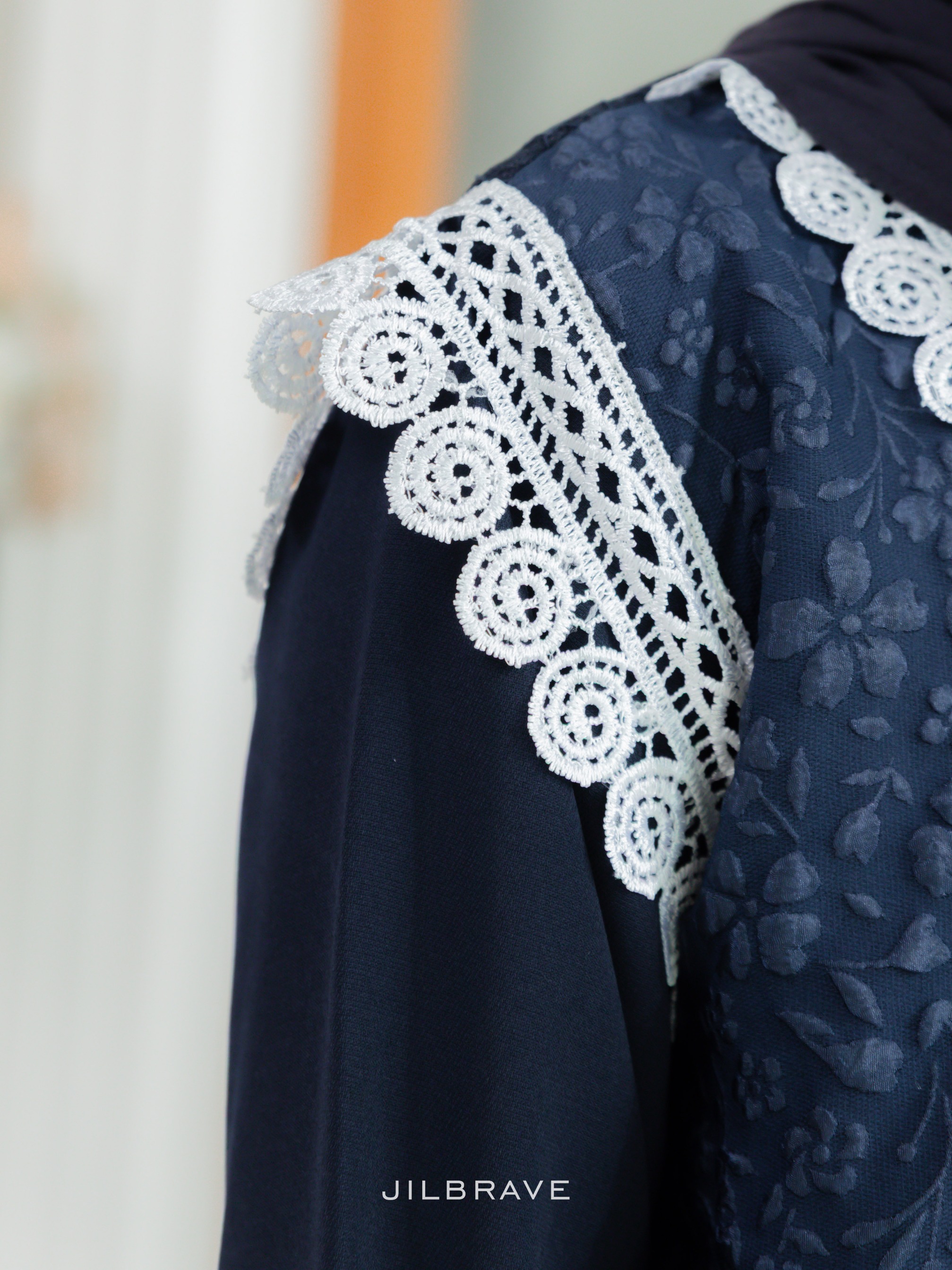 Ayundha Dress Embossed Kondangan Gamis Muslimah Feminine