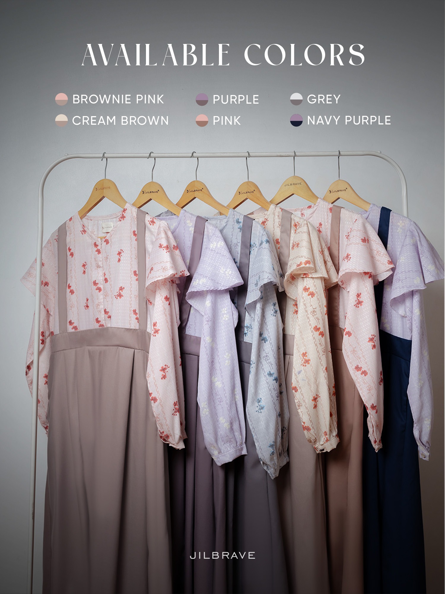 JILBRAVE Misty Overall Gamis Motif TENCEL™ Premium