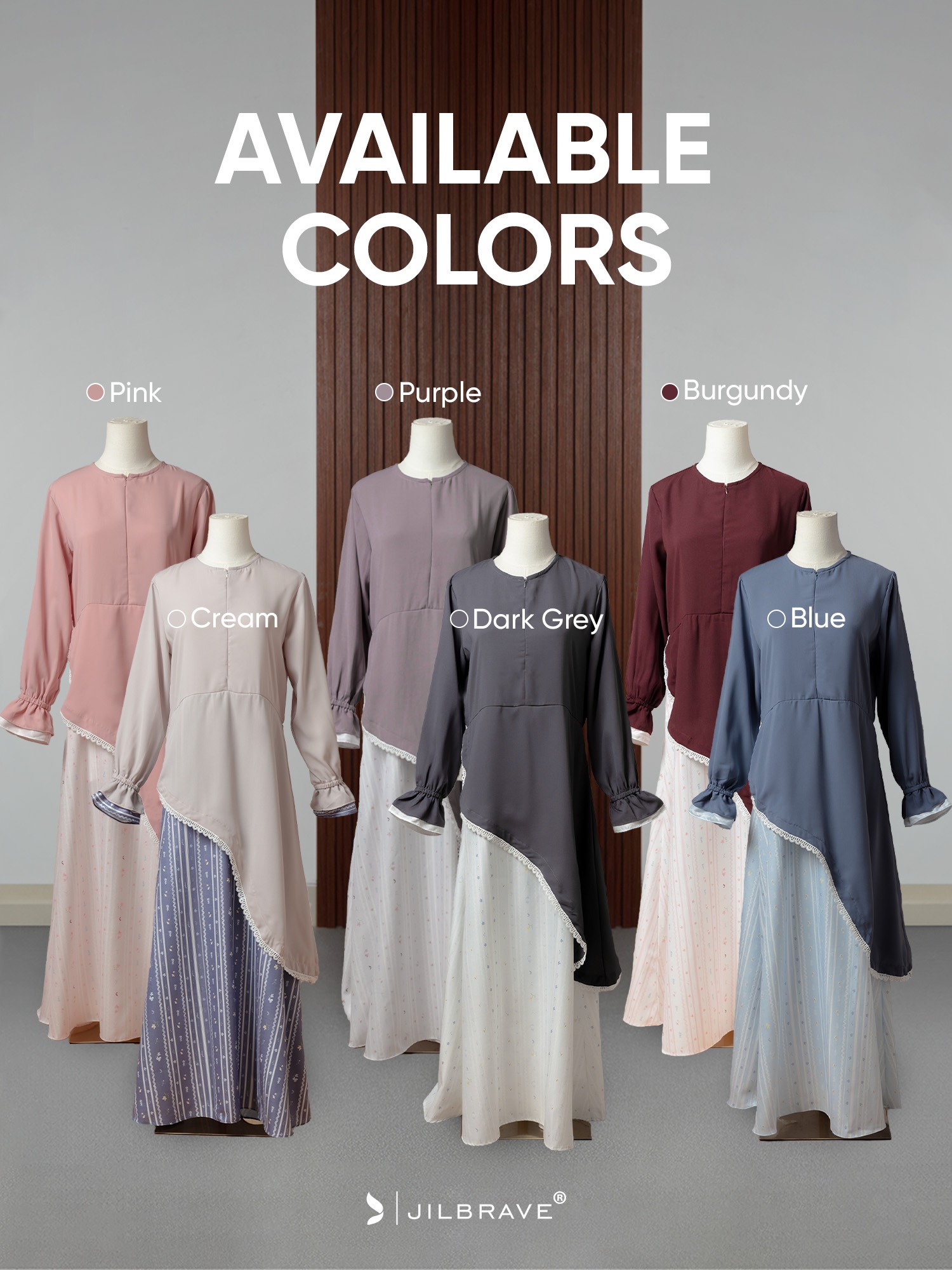 Nayara Dress Gamis Exclusive Pattern Feminine Chic