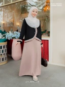 JILBRAVE Vienna Dress Gamis Set Outer Feminine Casual Elegant Look